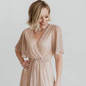 Sparkle Champagne Dress